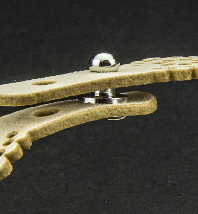 12313-1301 - Hobby Crafting Fun - Lace Cord, faux suede, Black - Lace cord - Detail 2