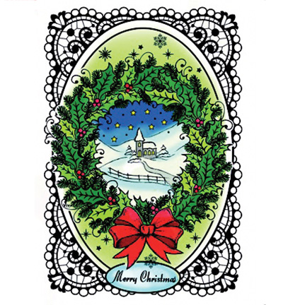 400309200 - ViVa Decor - Christrosen + Landschaft - Tampons clear & silicone - Detail 2