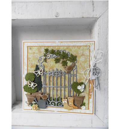CR1304 - Marianne Design - Garden Gate - Craftables - Detail 1