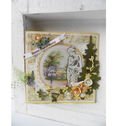 CR1301 - Marianne Design - Garden Statue - Jardin - Detail 1