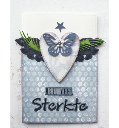 CR1313 - Marianne Design - Bloemen & VLINDERS - Textes - Detail 1