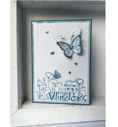 CR1313 - Marianne Design - Bloemen & VLINDERS - Textes - Detail 2