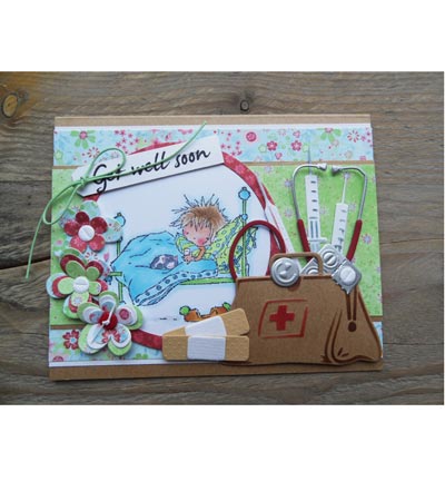 CR1318 - Marianne Design - Get well SOON - Craftables - Detail 1 CR1318 - Marianne Design - Get well SOON - Craftables - Detail 1
