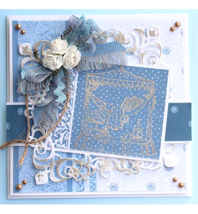 6410/0350 - Joy!Crafts - Blue Porche - Jardin - Detail 2