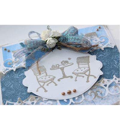 6410/0350 - Joy!Crafts - Blue Porche - Jardin - Detail 5