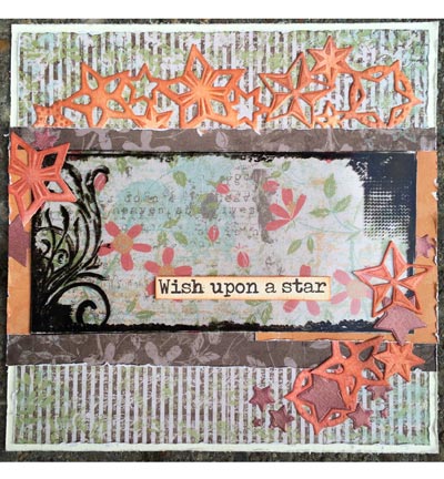 BD-000-096 - Tsukineko - Rocket Red Gold - Encre Brilliance  - Dew Drop - Detail 1