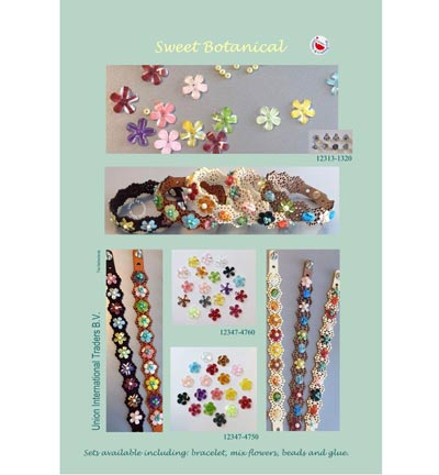 12347-4750 - Hobby Crafting Fun - Mix Colors - Resin Flowers - Detail 1