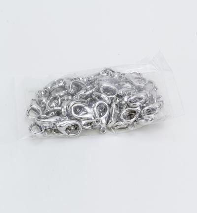 12356-5603 - Hobby Crafting Fun - Mousqueton Platinum - Clasp / Karabijn - Detail 1