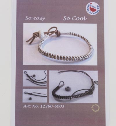 12360-6003 - Hobby Crafting Fun - Bracelet Set Blanc - Set Bracelet - Detail 1