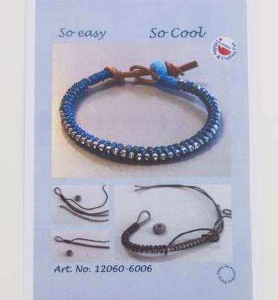 12360-6006 - Hobby Crafting Fun - Bracelet Set Bleu roi - Set Bracelet - Detail 1