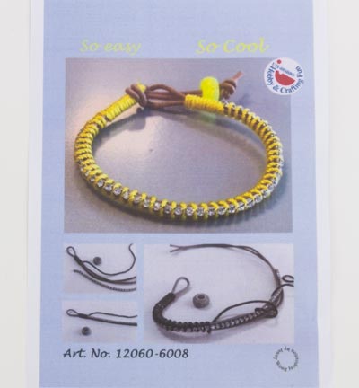 12360-6008 - Hobby Crafting Fun - Bracelet Set Jaune - Set Bracelet - Detail 1