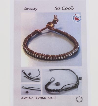 12360-6011 - Hobby Crafting Fun - Bracelet Set Marron - Set Bracelet - Detail 1