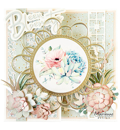 LR0585 - Marianne Design - Anja's grid corner - Bords, coins - Detail 3