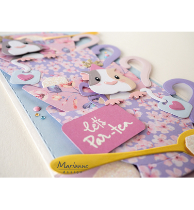 PK9204 - Marianne Design - Earth tones - A4 - Pretty Papers Blocks - Detail 2