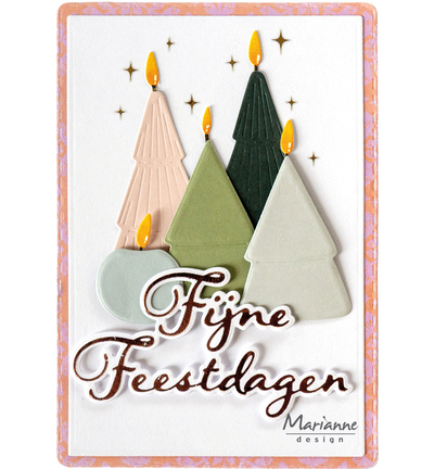 CR1670 - Marianne Design - Hot Foil - Fijne Feestdagen - Hot Foil Die - Detail 1 CR1670 - Marianne Design - Hot Foil - Fijne Feestdagen - Hot Foil Die - Detail 1