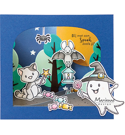 CS1151 - Marianne Design - Griezelgroetjes - Textes - Detail 4