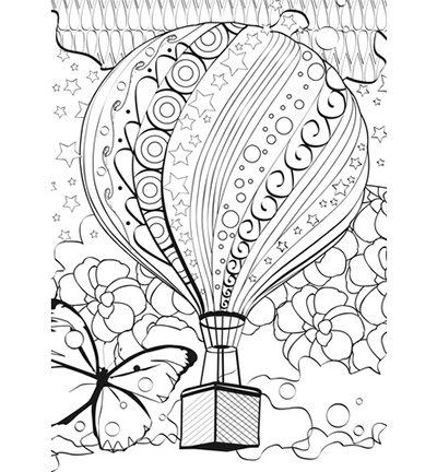 IN-8722-08 - Info Notes - Planche de coloriage Colour & Relax pour adultes - Coloriages - Detail 4