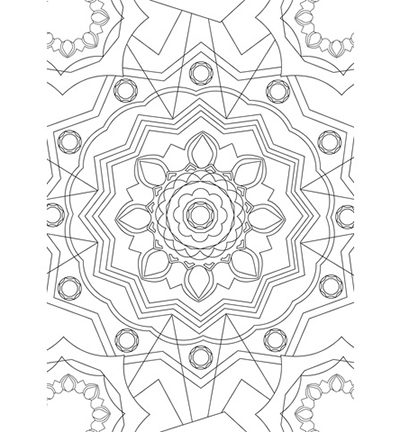 IN-8722-08 - Info Notes - Planche de coloriage Colour & Relax pour adultes - Coloriages - Detail 5