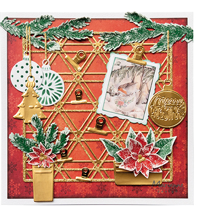 LR0683 - Marianne Design - Pine branch set - Noël, hiver - Detail 3