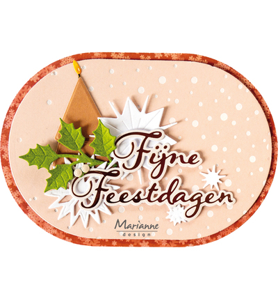 CR1674 - Marianne Design - Hot Foil Snowy day - Hot Foil Die - Detail 1