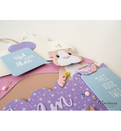 COL1589 - Marianne Design - Collectables – Cochon d'Inde d'Eline - Collectables - Detail 2