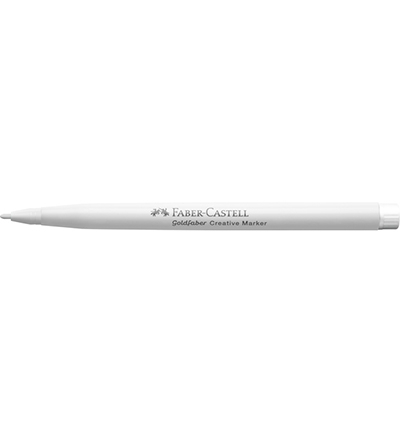 FC-160601 - Faber Castell - Marker creatief FC Goldfaber 1.5 white as snow (kleur nr. 501) - Goldfaber Creative Marker Metallic - Detail 2