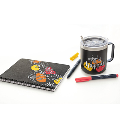 FC-160705 - Faber Castell - Marker FC Creatief Summer Breeze set 6 st. - Goldfaber Creative Marker Metallic - Detail 2