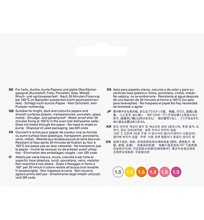 FC-160705 - Faber Castell - Marker FC Creatief Summer Breeze set 6 st. - Goldfaber Creative Marker Metallic - Detail 3