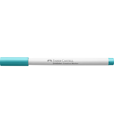 FC-160956 - Faber Castell - Marker creatief FC Goldfaber beitelpunt C carribean blue - Goldfaber Creative Marker Metallic - Detail 2 FC-160956 - Faber Castell - Marker creatief FC Goldfaber beitelpunt C carribean blue - Goldfaber Creative Marker Metallic - Detail 2