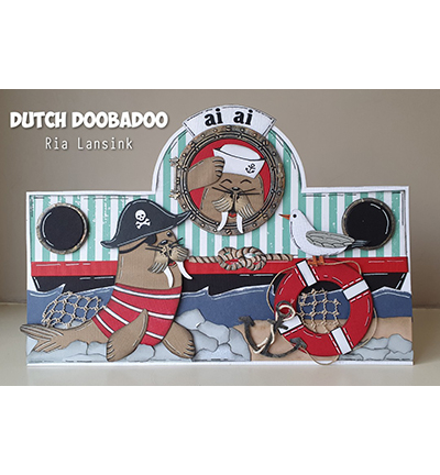 470.713.849 - Dutch DooBaDoo - Card Art Built up Zeeleeuw - Collection build-up & 3D - Detail 1 470.713.849 - Dutch DooBaDoo - Card Art Built up Zeeleeuw - Collection build-up & 3D - Detail 1