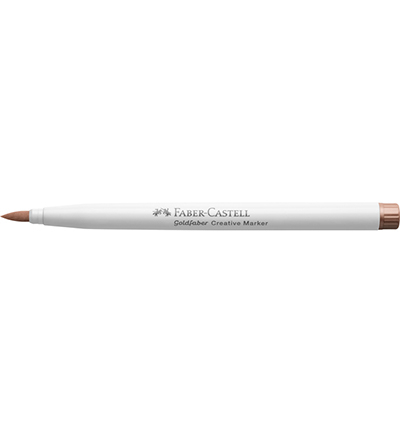 FC-161052 - Faber Castell - Marker creatief FC Goldfaber brushpunt B copper cabana (kleur nr. 552) - Goldfaber Creative Marker Metallic - Detail 3 FC-161052 - Faber Castell - Marker creatief FC Goldfaber brushpunt B copper cabana (kleur nr. 552) - Goldfaber Creative Marker Metallic - Detail 3