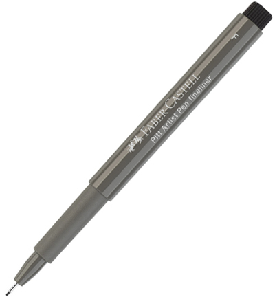 FC-167273 - Faber Castell - Pitt artist, F 273 Gris chaud VI - Pitt Artist Pen individuels - Detail 1 FC-167273 - Faber Castell - Pitt artist, F 273 Gris chaud VI - Pitt Artist Pen individuels - Detail 1