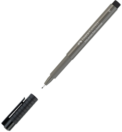 FC-167373 - Faber Castell - Pitt artist, M 273 Gris chaud VI - Pitt Artist Pen individuels - Detail 2 FC-167373 - Faber Castell - Pitt artist, M 273 Gris chaud VI - Pitt Artist Pen individuels - Detail 2