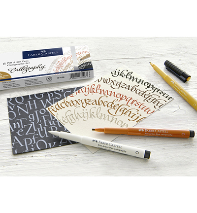 FC-167508 - Faber Castell - Pitt artist set calligraphie 8 pièces - Sets & specials Pitt Artist Pen - Detail 1 FC-167508 - Faber Castell - Pitt artist set calligraphie 8 pièces - Sets & specials Pitt Artist Pen - Detail 1