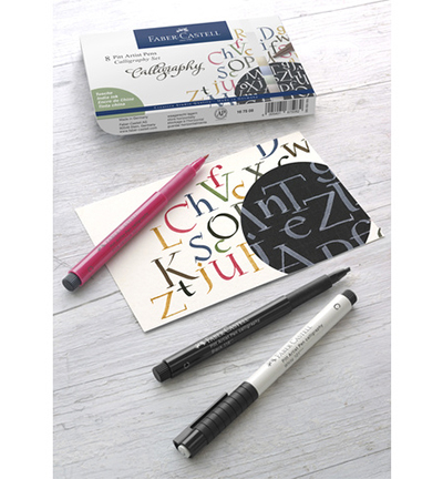 FC-167508 - Faber Castell - Pitt artist set calligraphie 8 pièces - Sets & specials Pitt Artist Pen - Detail 2 FC-167508 - Faber Castell - Pitt artist set calligraphie 8 pièces - Sets & specials Pitt Artist Pen - Detail 2