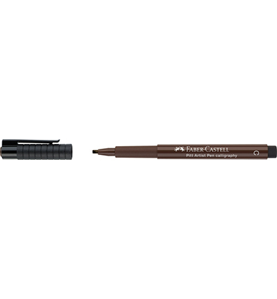 FC-167575 - Faber Castell - Pitt Artist Pen indian ink color C 175 sépia foncé - Pitt Artist Pen individuels - Detail 1 FC-167575 - Faber Castell - Pitt Artist Pen indian ink color C 175 sépia foncé - Pitt Artist Pen individuels - Detail 1
