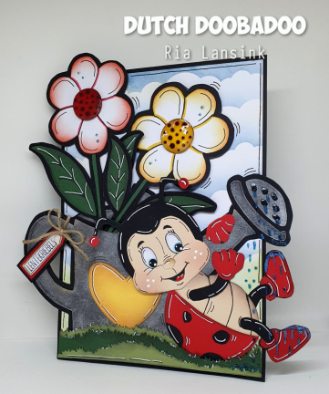 470.784.211 - Dutch DooBaDoo - Card-Art Flowers - Dutch Card Art - Detail 1