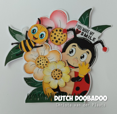 470.784.211 - Dutch DooBaDoo - Card-Art Flowers - Dutch Card Art - Detail 2