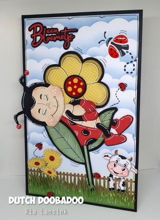 470.784.211 - Dutch DooBaDoo - Card-Art Flowers - Dutch Card Art - Detail 3