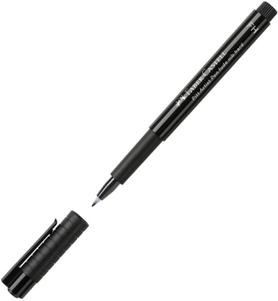 FC-167895 - Faber Castell - Pitt artist, FH 199 noir - PITT artist pen - Detail 2