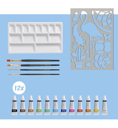 FC-169618 - Faber Castell - Waterverfset Faber-Castell 18-delig - Faber Castell Watercolour - Detail 1