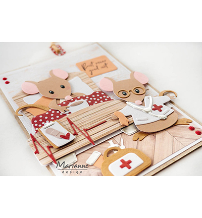 COL1524 - Marianne Design - Bed by Marleen - Maladie - Detail 1