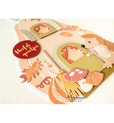 PS8189 - Marianne Design - Pumpkin cottage by Marleen - Maison - Detail 2