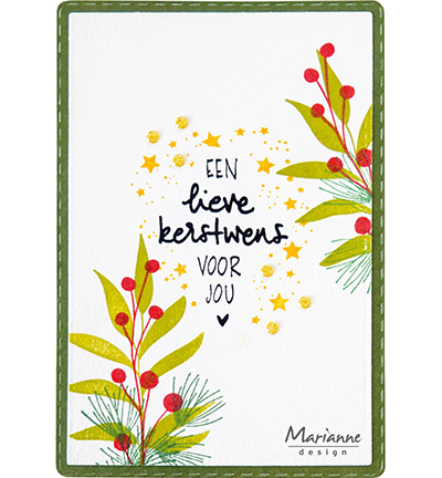 CS1182 - Marianne Design - Kerstwensen by Kaertjes & Co - Textes - Detail 5