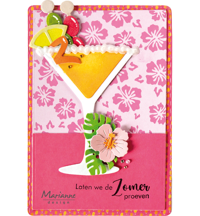 CR1662 - Marianne Design - Hot foil - Hibiscus - Hot Foil Die - Detail 1