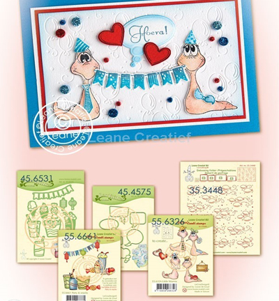 55.6661 - Leane Creatief - Party & Snacks - Tampons clear combi - Detail 1