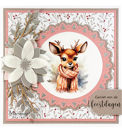 PK9217 - Marianne Design - Merry Christmas - A4 - Pretty Papers Blocks - Detail 4