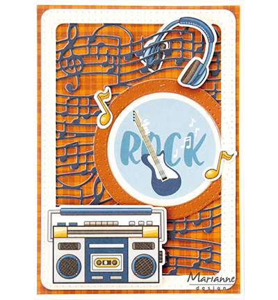 CS1174 - Marianne Design - Music Swirl - Musique - Detail 1