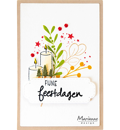 CS1146 - Marianne Design - Silhouette Art - Candles - Silhouette  - Detail 1