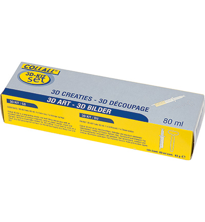 COL3D0080SET - Collall - Colle de sillicone, 3D kit, Collall - Colle 3D / colle de silicone - Detail 1